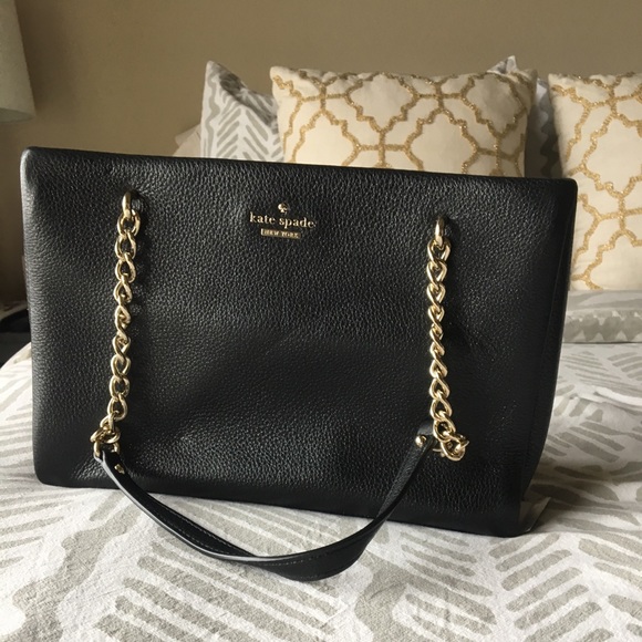 kate spade Handbags - NWT Black Leather Kate Spade Purse